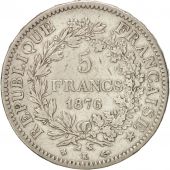 FRANCE, Hercule, 5 Francs, 1876, Bordeaux, KM:820.2, TB+, Silver, Gadoury:745a