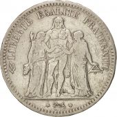 FRANCE, Hercule, 5 Francs, 1849, Paris, KM:756.1, TB+, Silver, Gadoury:683