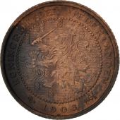 Netherlands, Wilhelmina I, 1/2 Cent, 1906, VF(30-35), Bronze, KM:133