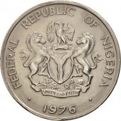 Nigeria, Elizabeth II, 10 Kobo, 1976, AU(50-53), Copper-nickel, KM:10.1