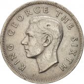 Nouvelle-Zlande, George VI, Florin, 1950, TTB+, Copper-nickel, KM:18