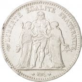 France, Hercule, 5 Francs, 1876, Bordeaux, TTB, Argent, KM:820.2, Gadoury:745a