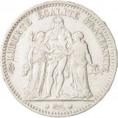 France, Hercule, 5 Francs, 1875, Bordeaux, TTB, Argent, KM:820.2, Gadoury:745a