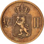 Norvge, 2 re, 1877, TTB, Bronze, KM:353