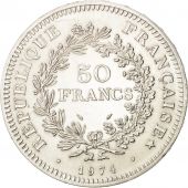 France, Hercule, 50 Francs, 1974, Paris, SUP, Argent, KM:941.2, Gadoury:882a