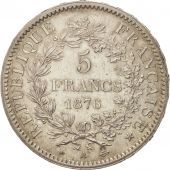 France, Hercule, 5 Francs, 1876, Paris, TTB+, Argent, KM:820.1, Gadoury:745a