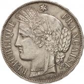 France, Crs, 5 Francs, 1870, Paris, SUP+, Argent, KM:819, Gadoury:743