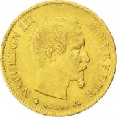 Second Empire, 10 Francs or Napolon III tte nue 1859 BB, KM 784.4
