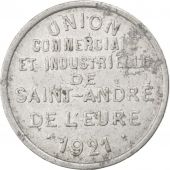 Saint-Andr de l'Eure, Union Commerciale et Industrielle, 10 Centimes 1921, Elie 10.2