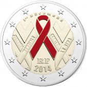 Vme Rpublique, 2 euro Sidaction 2014 en coffret BE