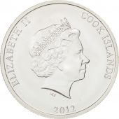 Iles Cook, 25 Cents 2012, 1/4 once Argent, KM New