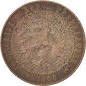 Netherlands, Wilhelmina I, 2-1/2 Cent, 1904, VF(30-35), Bronze, KM:134