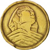 gypte, 5 Milliemes, 1957, TTB, Aluminum-Bronze, KM:379