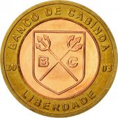 CABINDA, Escudo Convertivel, 2003, MS(63), Bi-Metallic, KM:5