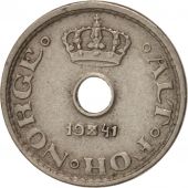 Norvge, Haakon VII, 10 re, 1941, TTB, Copper-nickel, KM:383